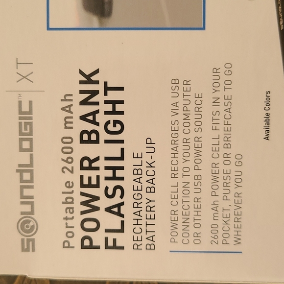 Power Bank Flashlight - Rechargeable Battery Backup - Picture 5 of 8